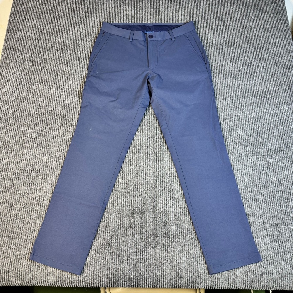Vineyard Vines OTG On The Go Chino Pants Mens Size 32x30 Navy Golf Performance